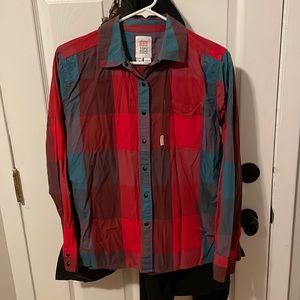 Topo women’s plaid shirt Large